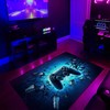 Game Room Area Rugs for Boys - Personalizable Gaming Rug for Bedroom or Playroom - Upgrade Your Room Decor