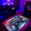 Game Room Carpet - Personalized Gaming Rugs for Boys Bedrooms - Suitable for Home Decoration