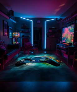 Game Room Rug Decor Home - Personalized Game Room Rugs for Boys Bedrooms