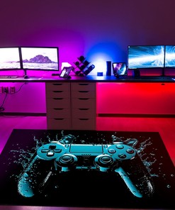 Game Room Rug Ideas - Personalized 3D Gaming Carpet for Living Room with Game Room Themed Area Rug A15
