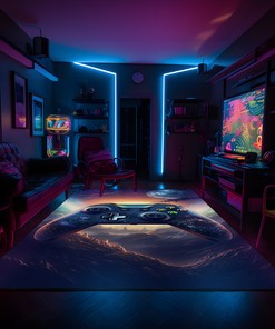 Game Room Rug Ideas - Personalized Gaming Rugs for Boys Bedrooms