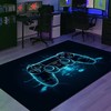 Game Room Rug - Personalized Game Room Area Rugs for Boys with 3D Gaming Carpet A47