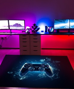 Game Room Rugs - Personalized Game Room Themed Rugs for Boys with 3D Gaming Carpet A49