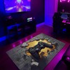 Game Room Themed Area Rug for Boys - Personalized Gift Idea for Kids - 3D Gaming Rug for Bedroom - Add Some Fun to Your Room