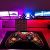 Game Room Themed Area Rug for Kids - Custom Gamer Carpet with Game Room Rugs for Living Room M64