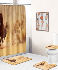 Game Shower Curtain Kids Boys Gaming Bath Curtain Modern Gamer Bathroom Decor Teens Gamepad Waterproof (Black)