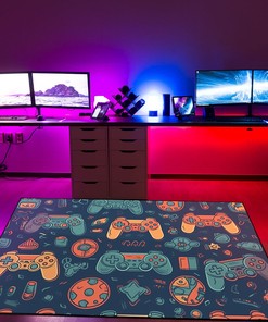 Gamer Rug for Bedroom - Personalized with Name or Quotes