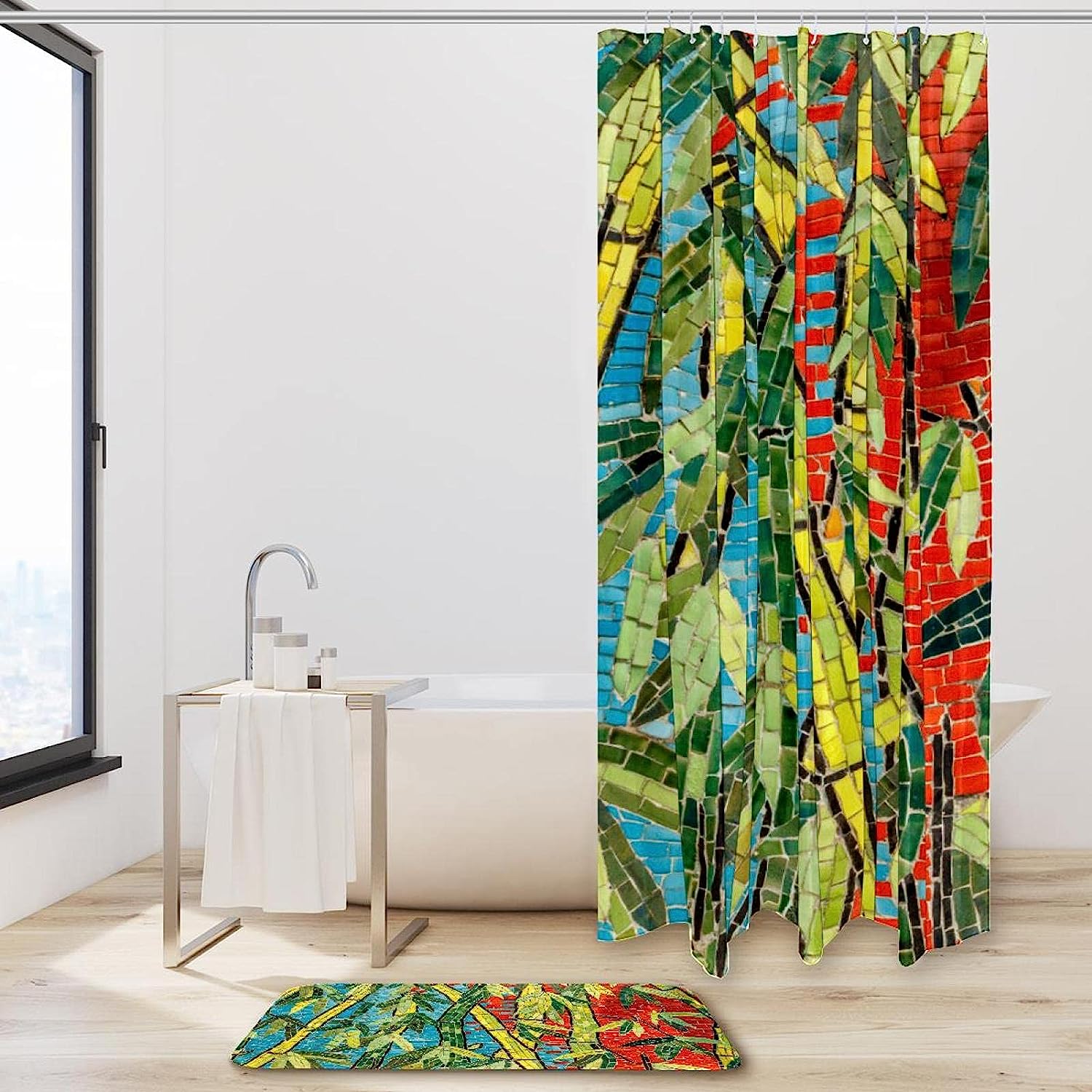 Gaming Video Gamepad Blue Shower Curtain By Ceryuee - Image 2