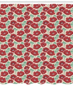 Garden Art Shower Curtain - Beautiful Floral Bathroom Decor