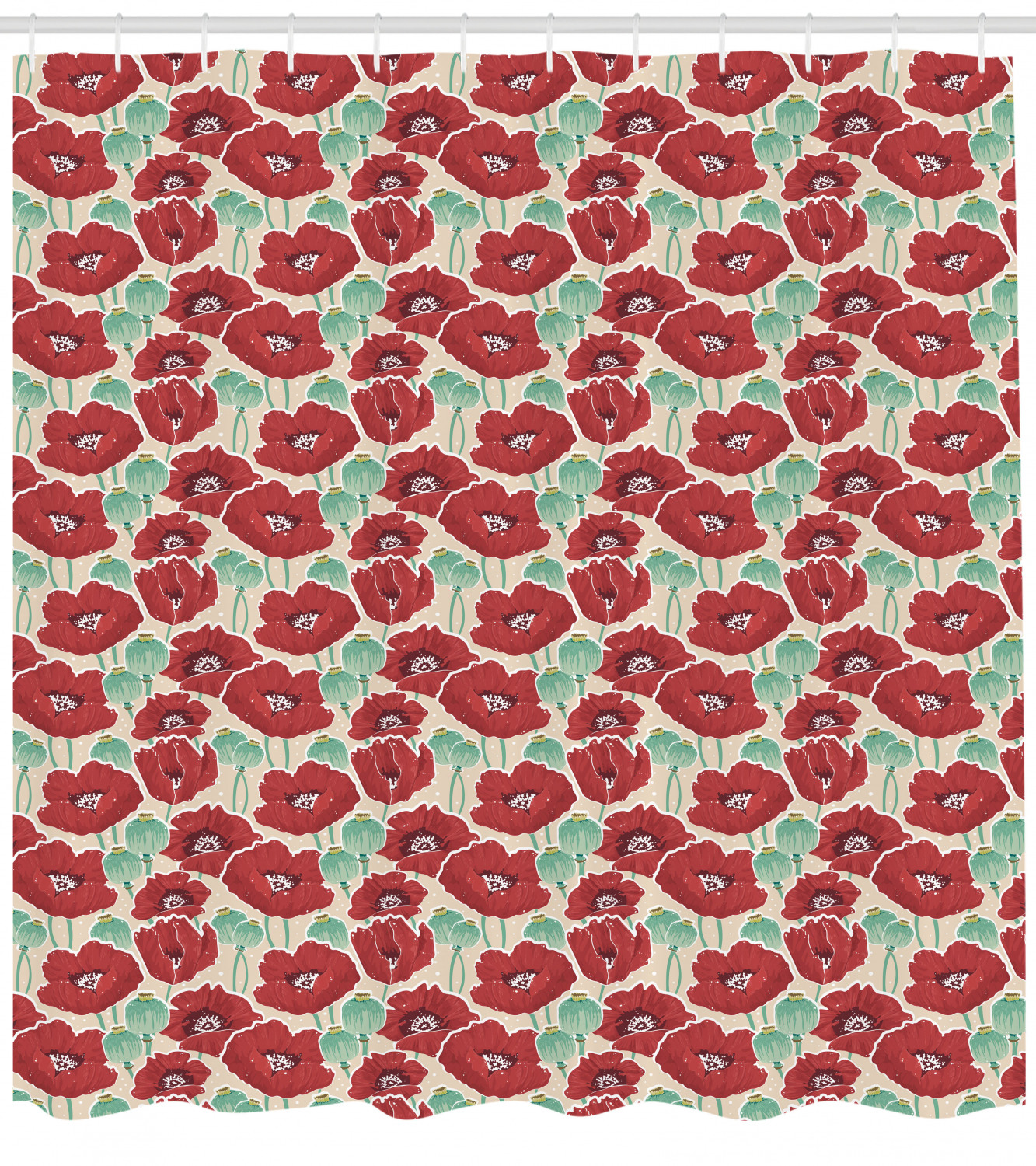 Garden Art Shower Curtain - Beautiful Floral Bathroom Decor