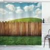 Garden Serenity Print Shower Curtain For Zen Bathroom Decor 