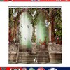 Garden Steps 3D Print Waterproof Shower Curtain For Bathroom 