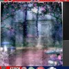 Garden Swing 12 Hole Waterproof Shower Curtain For Printed Bath Decor 