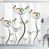 Garden Variety Print Shower Curtain For Fresh Bathroom Decor 