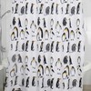 Geometric 3D Bath Screen With Waterproof Shower Curtain And Unique Design For Bathroom Decor