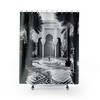 Geometric Art Deco Moroccan Garden Shower Curtain for Bathroom