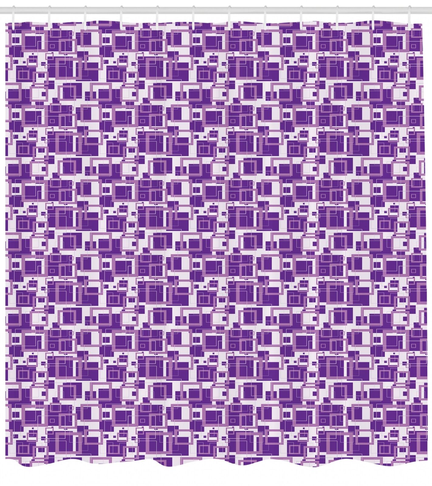 Geometric Art Pattern Shower Curtain Fabric Decors, Modern Bathroom Decor