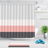 Geometric Diamond Shower Curtain For A Contemporary Bathroom Decor, Modern Bathroom Accessories