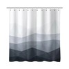 Geometric Dorm Shower Curtain With Pattern For Bathroom Supplies