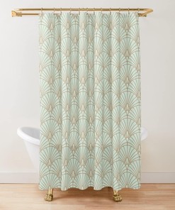 Geometric Elegant Design Home Bathroom Decorations Shower Curtain