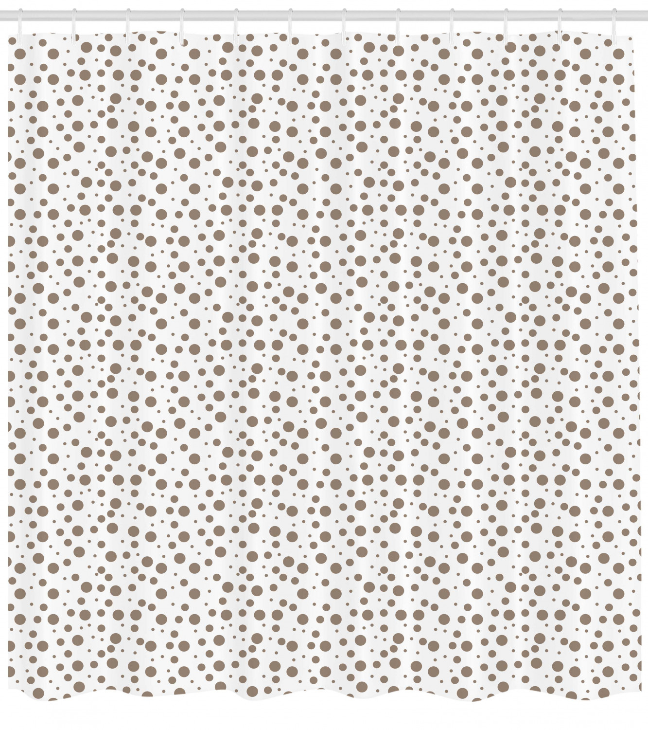 Geometric Fabric Shower Curtain For Modern Bathroom Decor - Image 4
