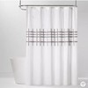 Geometric Hexagon Shower Curtain For A Minimalist Bathroom Decor, Geometric Bathroom Accessories