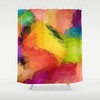 Geometric Mosaic Pattern LGBT Art Shower Curtain Design