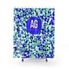 Geometric Pattern Shower Curtain For A Modern Bathroom Decor, Contemporary Bathroom Accessories