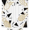Geometric Pineapples Shower Curtain for Modern Bathroom 