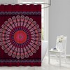 Geometric Print Mandala Pattern Shower Curtain for Bathroom Decoration