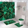Geometric Print Shower Curtain for Bathroom for a Modern and Stylish Bathroom Decor