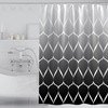 Geometric Style Tennove Shower Curtain for Modern Bathroom Decoration with 200x200cm Size