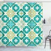 Geometric Tiles Shower Curtain: Add An Edgy Touch To Your Bathroom Decor