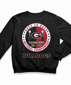 Georgia Bulldogs Back to Back National Championship Tee - Classic Apparel for Fans