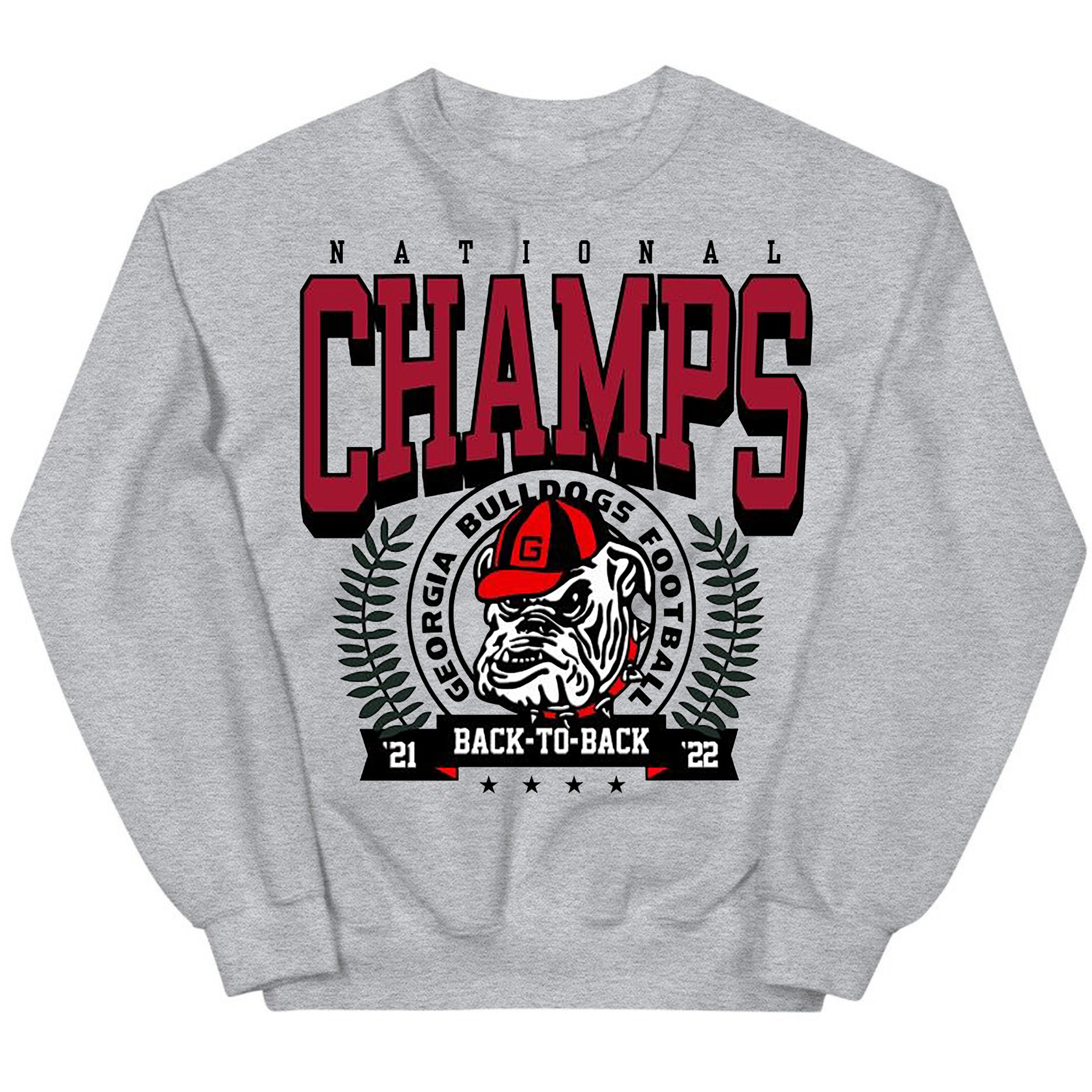 Georgia Bulldogs Back-to-Back National Champs Tee - Perfect Apparel for Fans
