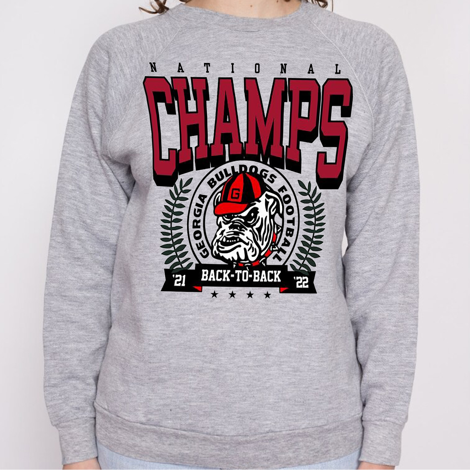 Georgia Bulldogs Back-to-Back National Champs Tee - Perfect Apparel for Fans
