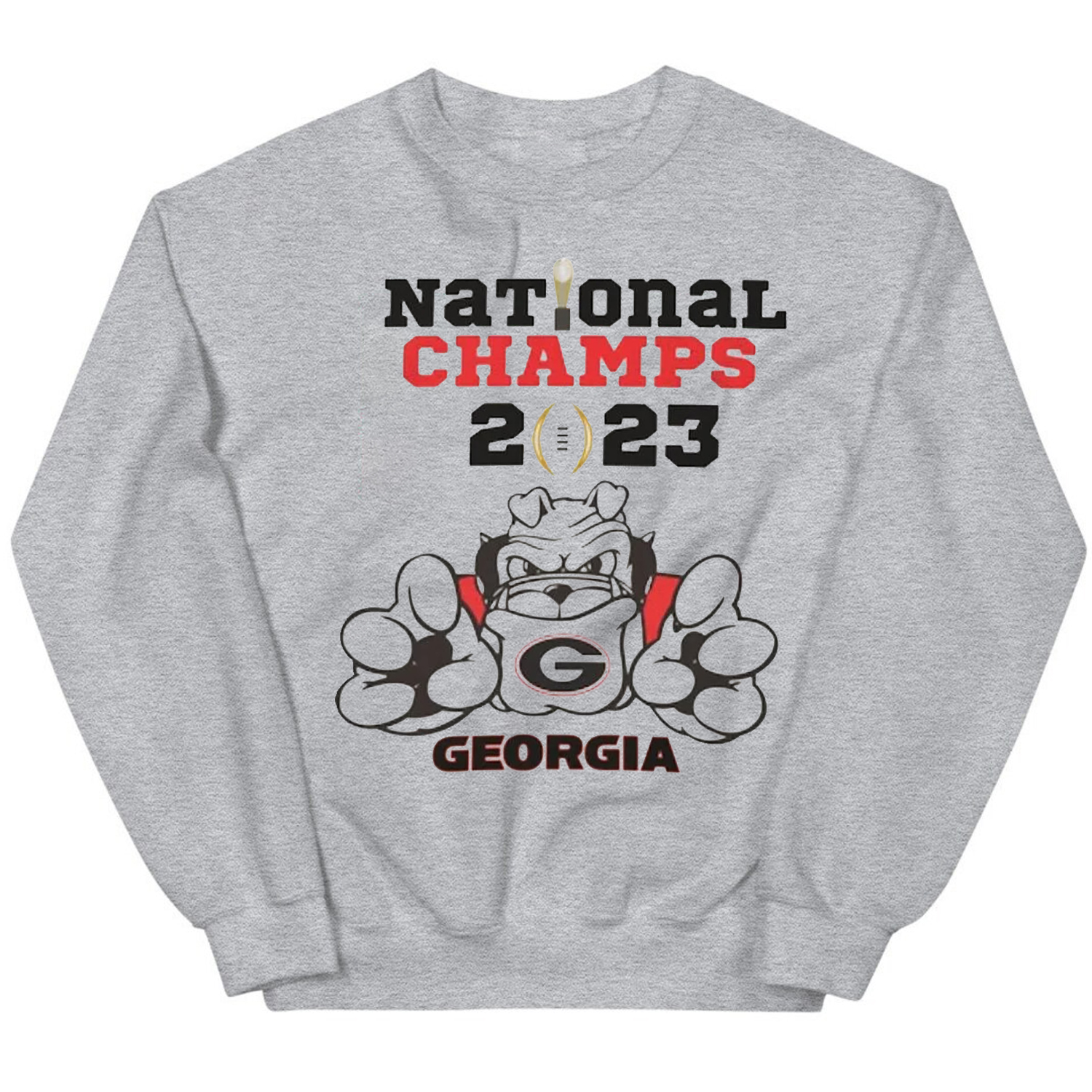 Georgia Bulldogs Champs 2023 National Championships Tee - Perfect Apparel for Fans and Students