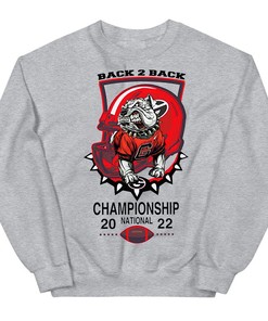 Georgia Bulldogs National Champs Back to Back 2022 Tee - Classic Apparel for Fans
