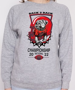 Georgia Bulldogs National Champs Back to Back 2022 Tee - Classic Apparel for Fans