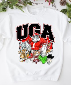 Georgia Bulldogs Sweatshirt and Tee Bundle - Classic Apparel for Fans