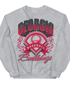 Georgia Bulldogs Throwback Baseball Tee - Perfect for Fans and Students