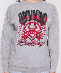Georgia Bulldogs Throwback Baseball Tee - Perfect for Fans and Students