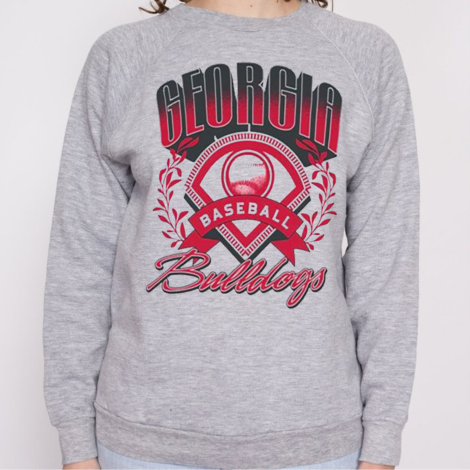 Georgia Bulldogs Throwback Baseball Tee - Perfect for Fans and Students