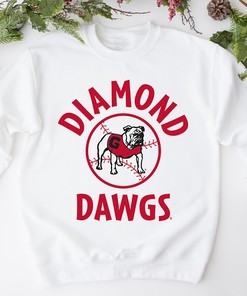 Georgia Diamond Dawgs Vintage Baseball Tee - Classic Tee for Fans