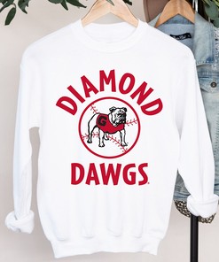 Georgia Diamond Dawgs Vintage Baseball Tee - Classic Tee for Fans