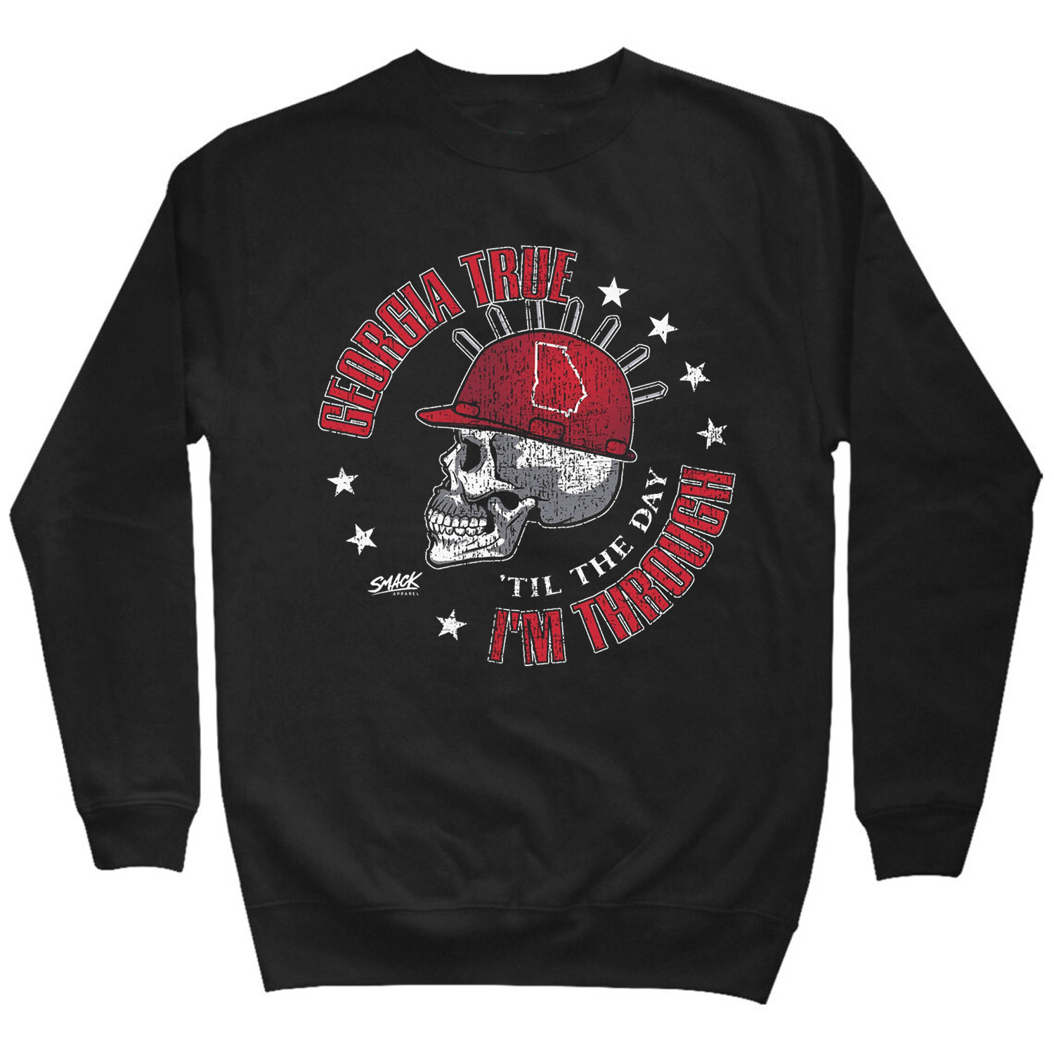 Georgia True Til The Day I'm Through Shirt for College Football Fans - Classic Apparel for Fans of UGA