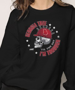 Georgia True Til The Day I'm Through Shirt for College Football Fans - Classic Apparel for Fans of UGA