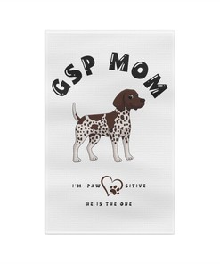 German Shorthaired Pointer Decor Tea Towel, Gsp Mama Soft Gift, Sublimation Print For Dog Lovers