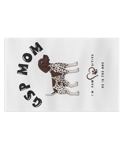 German Shorthaired Pointer Decor Tea Towel, Gsp Mama Soft Gift, Sublimation Print For Dog Lovers 