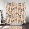 Get A Little Spooky With This Floral Goat Skulls Shower Curtain 